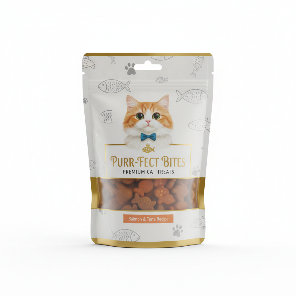 Premium Cat Treats bag