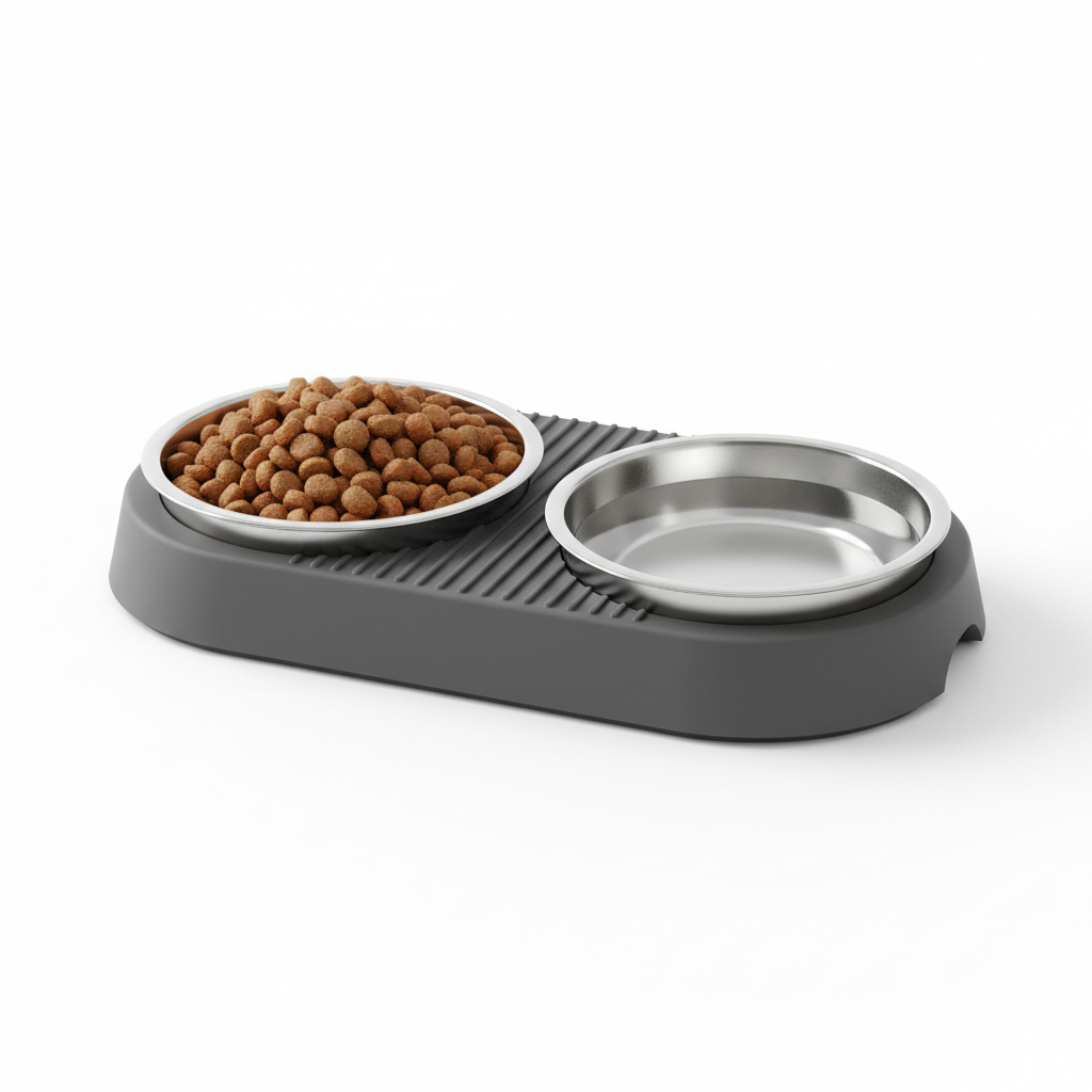Pet Food & Water Bowl Set